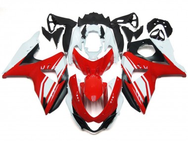 Red Gloss with Black Style 2009-2016 Suzuki GSXR 1000 Motorcycle Fairings