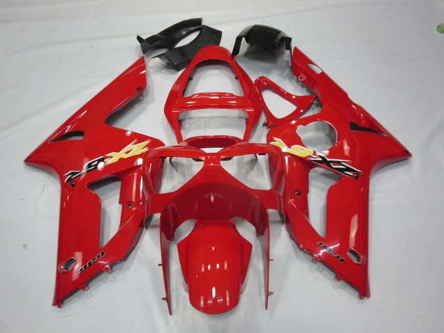 Red Ninja 2003-2004 Kawasaki ZX6R Motorcycle Fairings