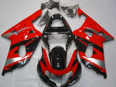 Red OEM Style 2001-2003 Suzuki GSXR 600-750 Motorcycle Fairings