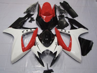 Red Star 2006-2007 Suzuki GSXR 600-750 Motorcycle Fairings