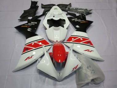 Red White and Black 2013-2014 Yamaha R1 Motorcycle Fairings