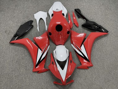 Red with White 2012-2016 Honda CBR1000RR Motorcycle Fairings