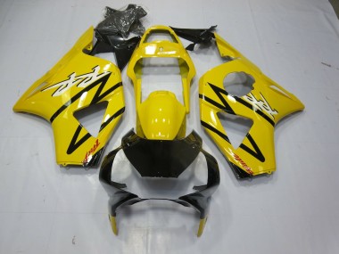 Reverse Yellow and Black 2002-2003 Honda CBR954 Motorcycle Fairings