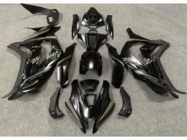 Satin Black & Grey 2016-2019 Kawasaki ZX10R Motorcycle Fairings