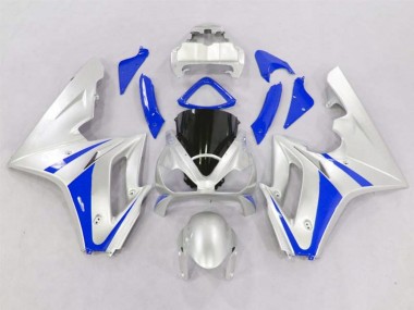 Silver and Blue 2006-2008 Triumph Daytona 675 Motorcycle Fairings