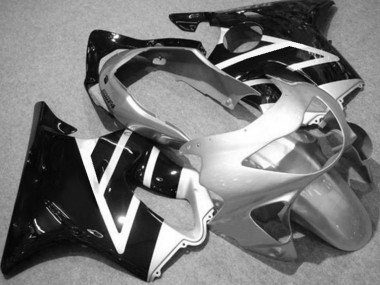 Silver Black 1999-2000 Honda CBR600 F4 Motorcycle Fairings