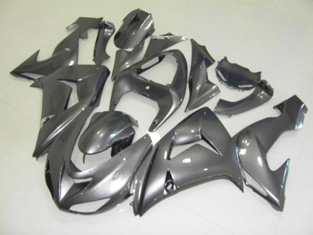 Silver Gloss 2006-2007 Kawasaki ZX10R Motorcycle Fairings