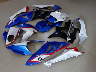 Stock style Blue and White 2009-2018 BMW S1000RR Motorcycle Fairings