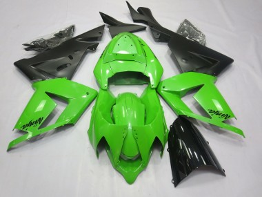 Total Green 2004-2005 Kawasaki ZX10R Motorcycle Fairings