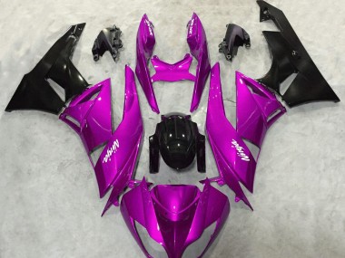 Vibrant Pink Gloss 2009-2012 Kawasaki ZX6R Motorcycle Fairings