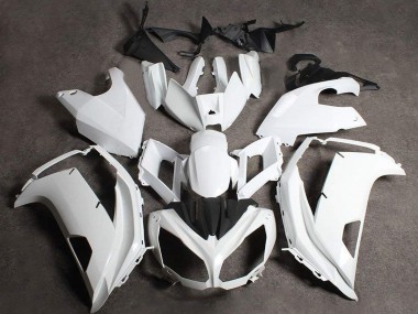 White 2012-2016 Kawasaki Ninja 650R Motorcycle Fairings