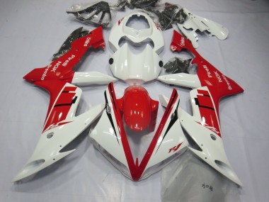 White and Blue Design 2004-2006 Yamaha R1 Motorcycle Fairings