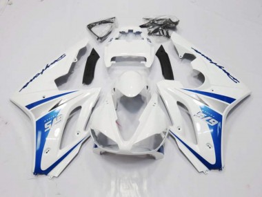 White and Blue Style 2006-2008 Triumph Daytona 675 Motorcycle Fairings