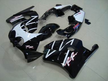 White Black HRC 1990-1998 Honda CBR250RR Motorcycle Fairings