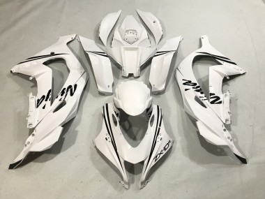 White Ninja 2016-2019 Kawasaki ZX10R Motorcycle Fairings