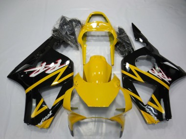 Yellow and Black 2002-2003 Honda CBR954 Motorcycle Fairings