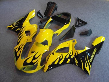 Yellow Flame 1998-1999 Yamaha R1 Motorcycle Fairings