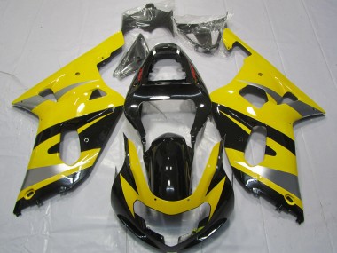 Yellow OEM Style 2001-2003 Suzuki GSXR 600-750 Motorcycle Fairings